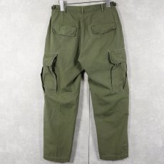 画像2: 60's U.S.ARMY コットンポプリン ジャングルファティーグパンツ 3rd LONG SMALL (2)