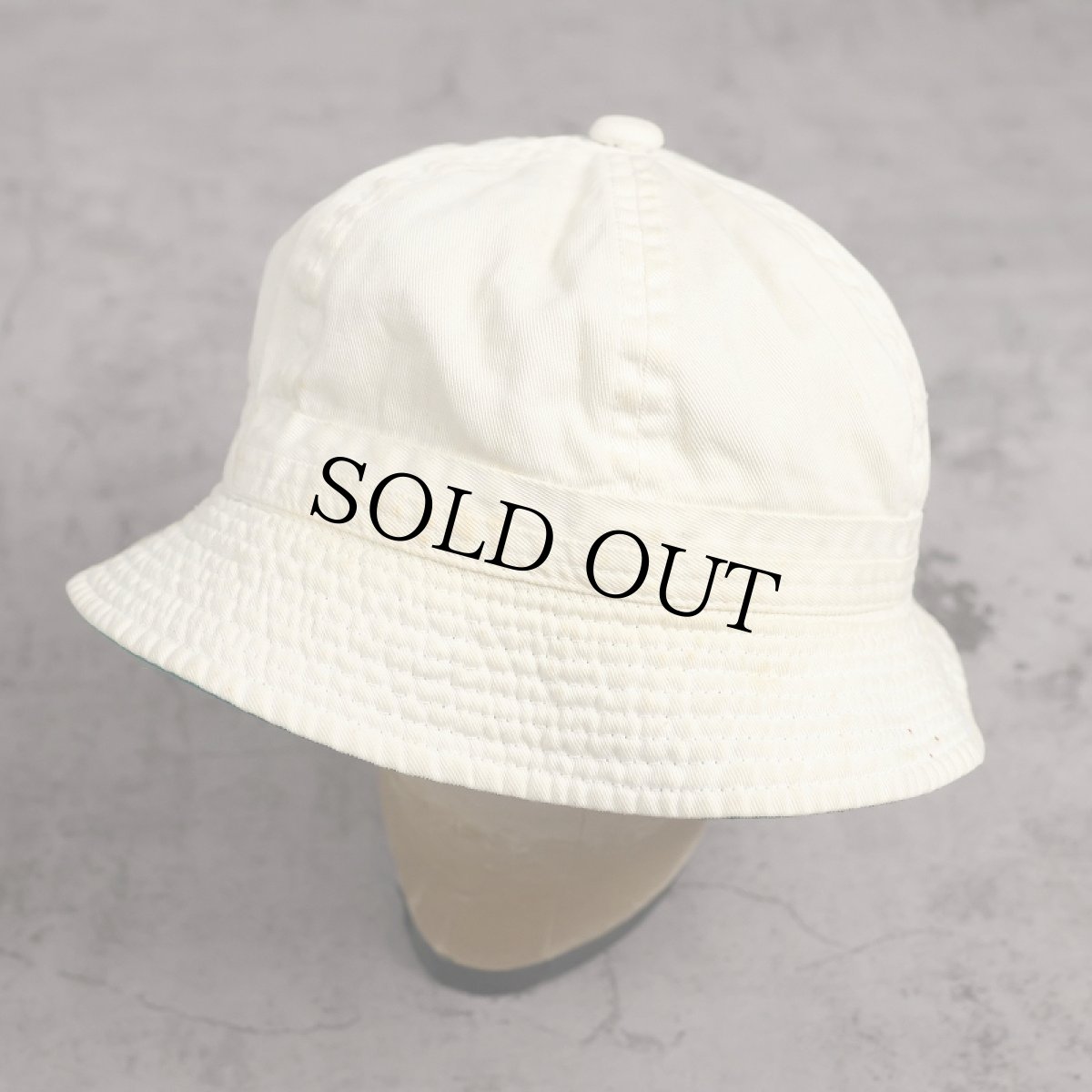 画像1: 80's〜 コットンバケットハット (1)
