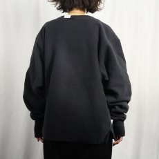 画像3: 90's Champion REVERSE WEAVE USA製 "GUSTTIES" カットオフ プリントスウェット BLACK XXXL (3)