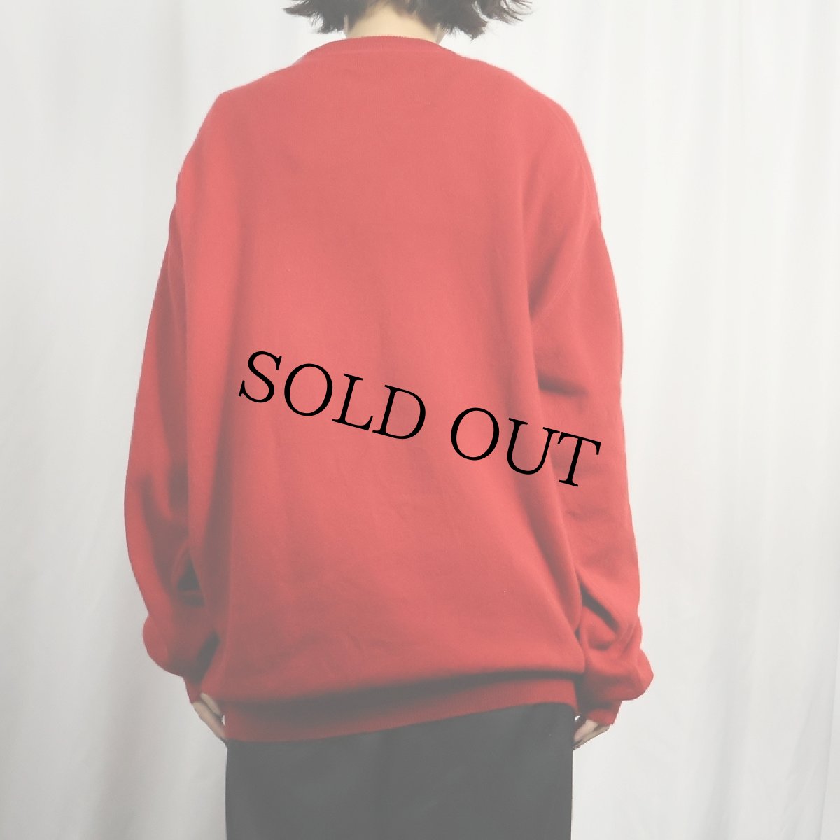 画像3: BRAEMAR 前V カシミアニットセーター XL (3)