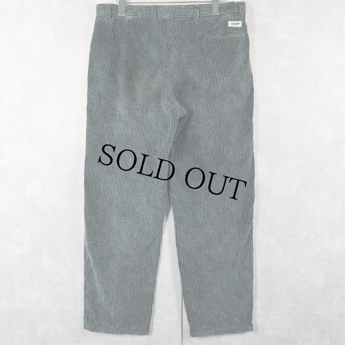 画像2: 80's〜 rosner W-GERMANY製 ネップ混 2タック コーデュロイパンツ W31 (2)