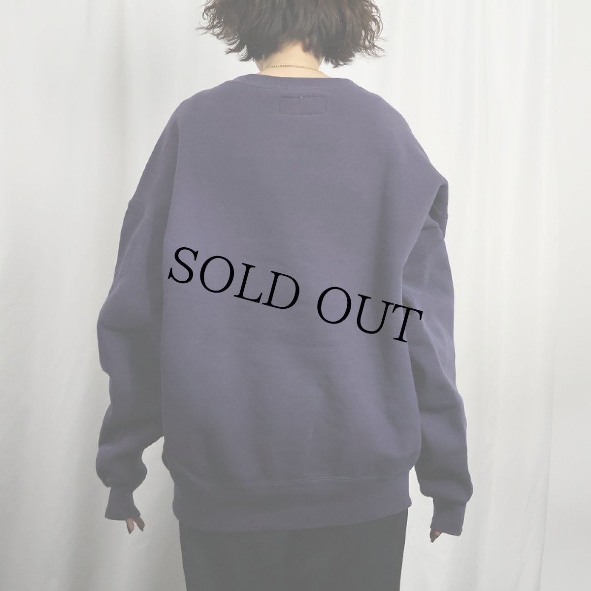 画像3: 90's RUSSELL ATHLETIC USA製 "HIGH COTTON" 前V 無地スウェット XL (3)