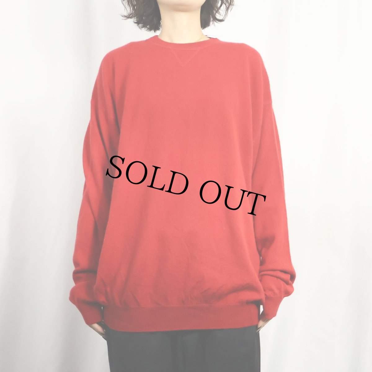 画像2: BRAEMAR 前V カシミアニットセーター XL (2)