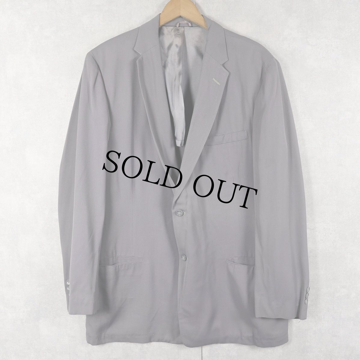 画像1: 50〜60's ギャバジン テーラードジャケット  (1)