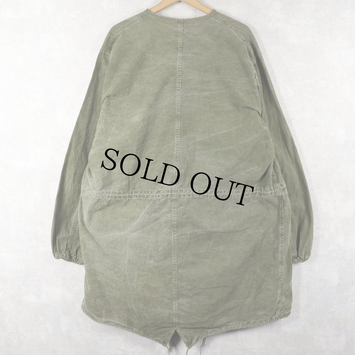 画像2: 60's U.S.ARMY ガスプロテクティブコート SMALL (2)