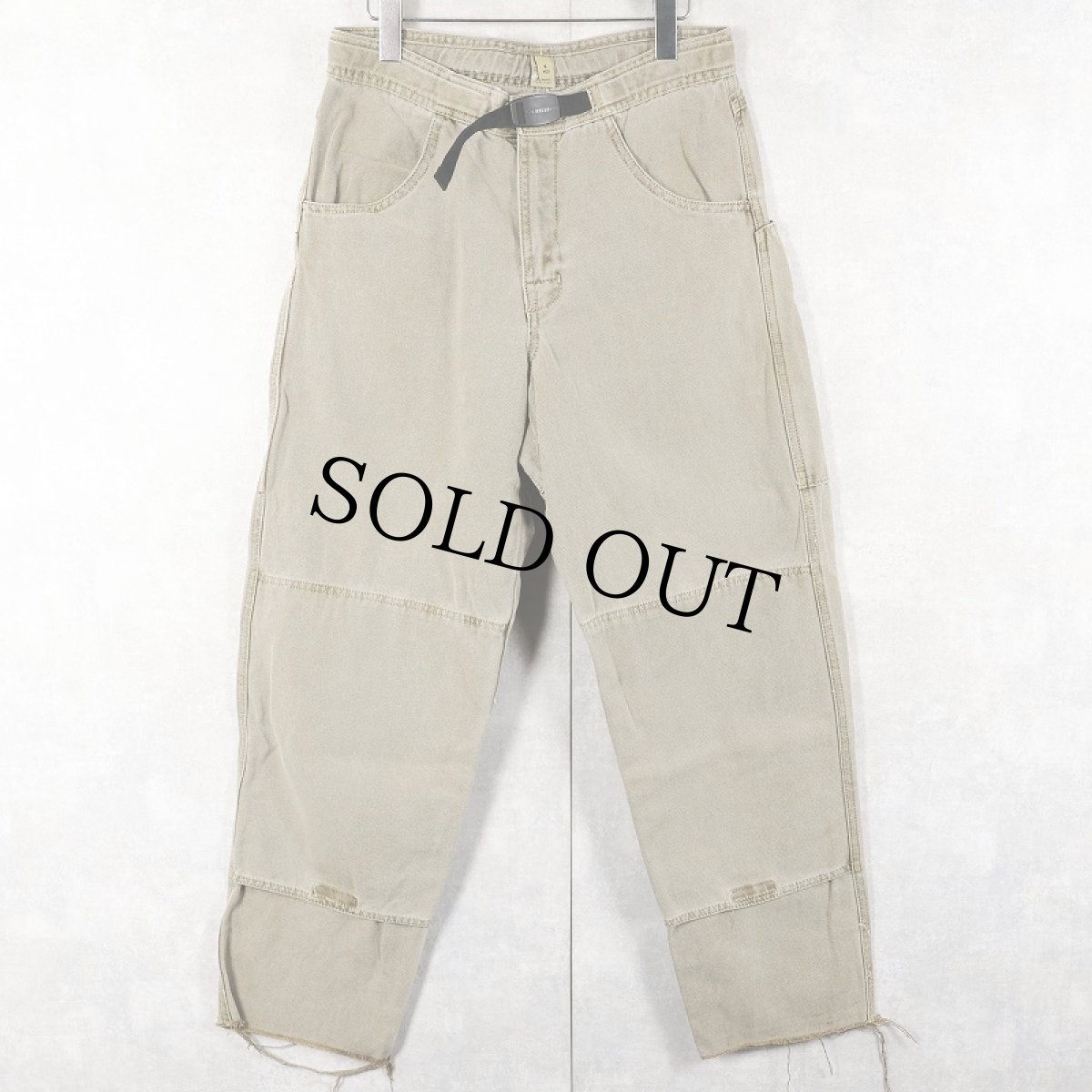 画像1: 90's GRAMICCI USA製 ダブルニー カットオフ コットンクライミングパンツ S (1)