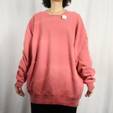 画像2: 90's RUSSELL ATHLETIC USA製 "HIGH COTTON" 前V 無地スウェット XL (2)