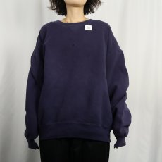 画像2: 90's RUSSELL ATHLETIC USA製 "HIGH COTTON" 前V 無地スウェット XL (2)
