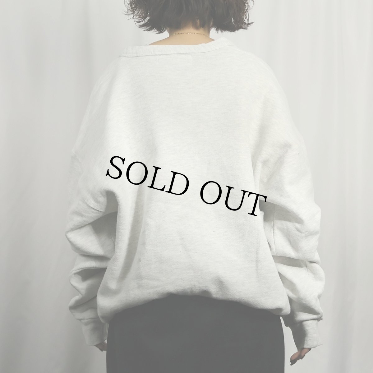 画像3: 90's RUSSELL ATHLETIC USA製 "HIGH COTTON" スウェットカーディガン XL (3)