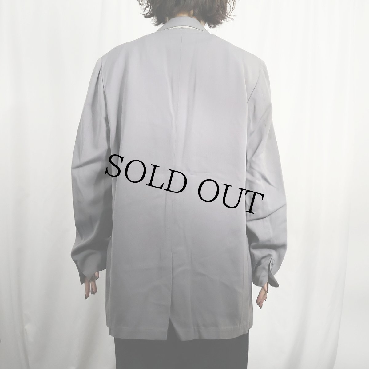 画像3: 50〜60's ギャバジン テーラードジャケット  (3)