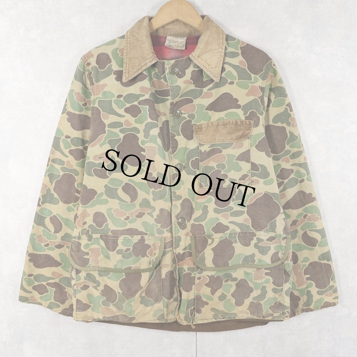 画像1: 70's RED HEAD ダックハンターカモ柄 ハンティングジャケット (1)