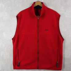 画像1: 90's Patagonia USA製 シンチラフリースベスト XL (1)