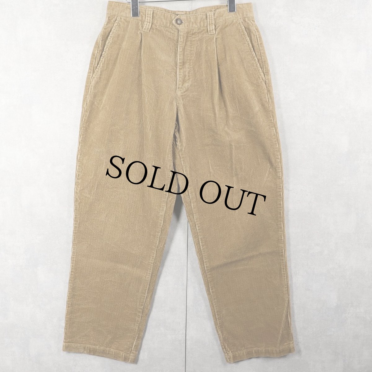 画像1: 90's ST JOHN'S BAY 太畝 コーデュロイパンツ W32 (1)