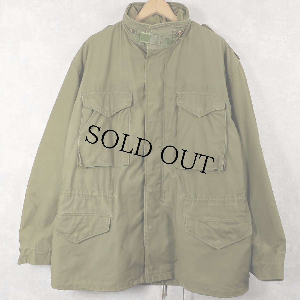 画像1: 70's U.S.MILITARY M-65 キルティングライナー付き フィールドジャケット 3rd LARGE REGULAR (1)