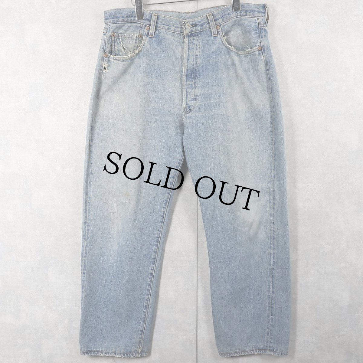 画像1: 90's Levi's 501 USA製 デニムパンツ W35 (1)