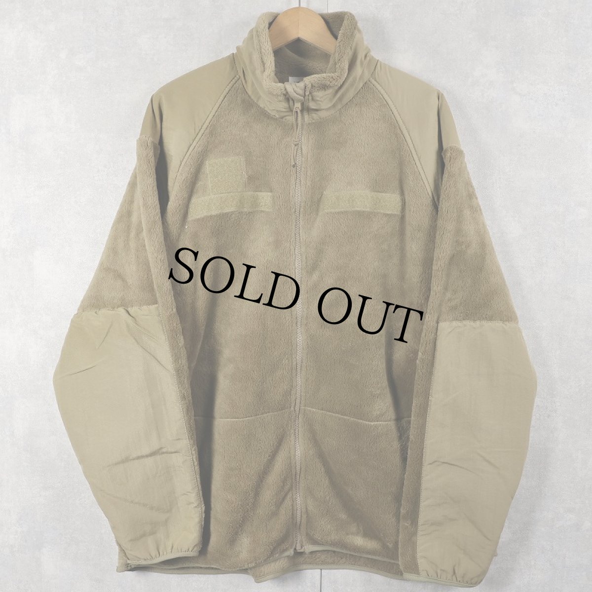 画像1: U.S.MILITARY ECWCS GEN3 Cold Weather コヨーテフリースジャケット X-LARGE-REGULAR (1)