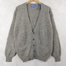 画像1: 90's〜 PENDLETON ウールニットカーディガン L (1)