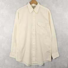 画像1: 80〜90's L.L.Bean コットンボタンダウンシャツ (1)