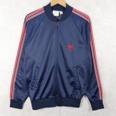 画像2: 80's adidas ATP USA製 トラックジャケット / パンツ SETUP NAVY M (2)