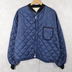画像1: 〜70's ナイロンキルティングジャケット (1)