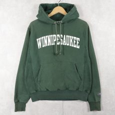 画像1: Champion REVERSE WEAVE "WINNIPESAUKEE" プリントスウェットフーディー S (1)
