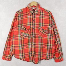 画像1: 70's FROSTPROOF チェック柄 ヘビーネルシャツ SIZE16 1/2 (1)