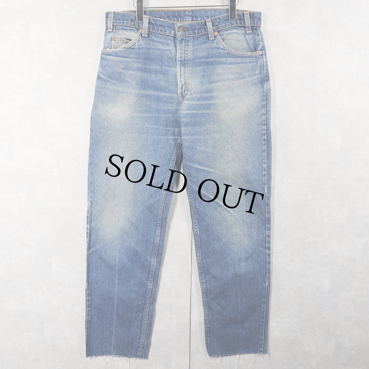 画像1: 90's Levi's 506 USA製 カットオフ デニムパンツ W35 (1)