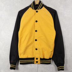 画像2: 40's LOWE & CAMPBELL "PAOLA" フェルトパッチ付き コットンボタンスタジャン SIZE34 (2)