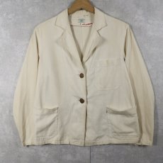 画像1: 40's Sterigarm "PAOLA" コインボタン コットンワークジャケット SIZE36 (1)