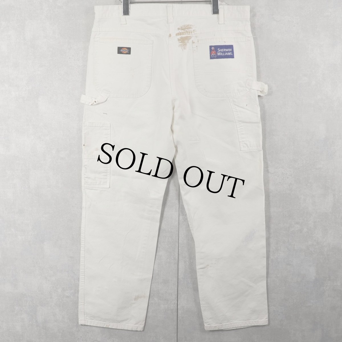 画像1: Dickies × SHERWIN WILLIAMS ペンキペイント ペインターパンツ W36 (1)