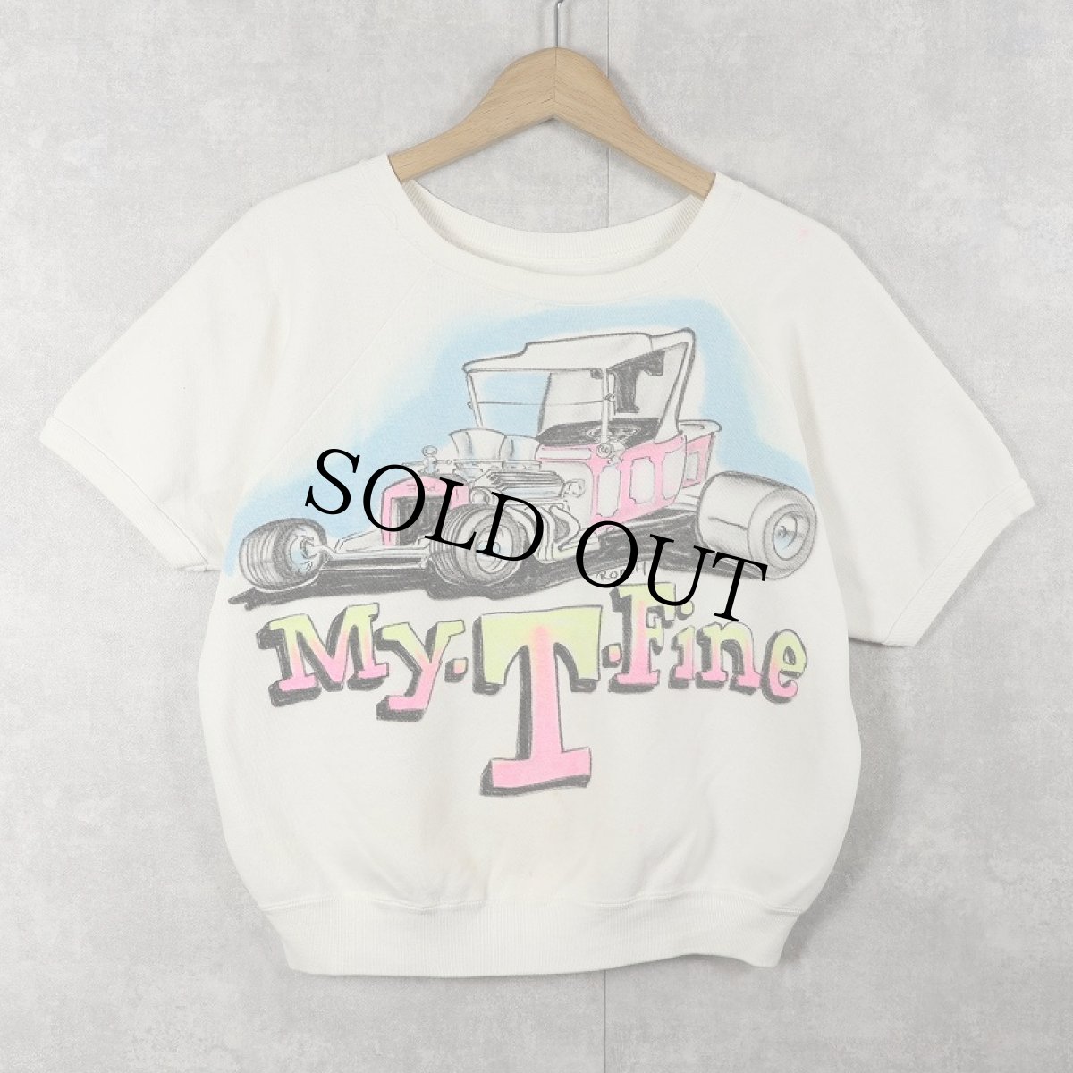 画像1: 【SALE】 60's "My-T-Fine" エアブラシ 半袖スウェット (1)