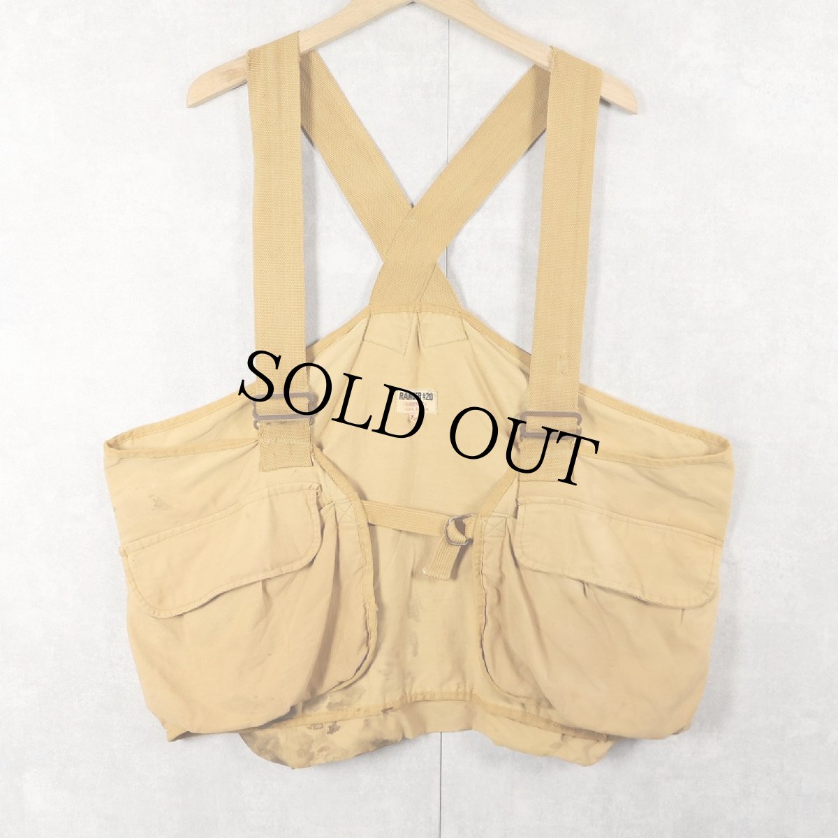 画像1: 70〜80's RANGER コットンハンティングベスト (1)