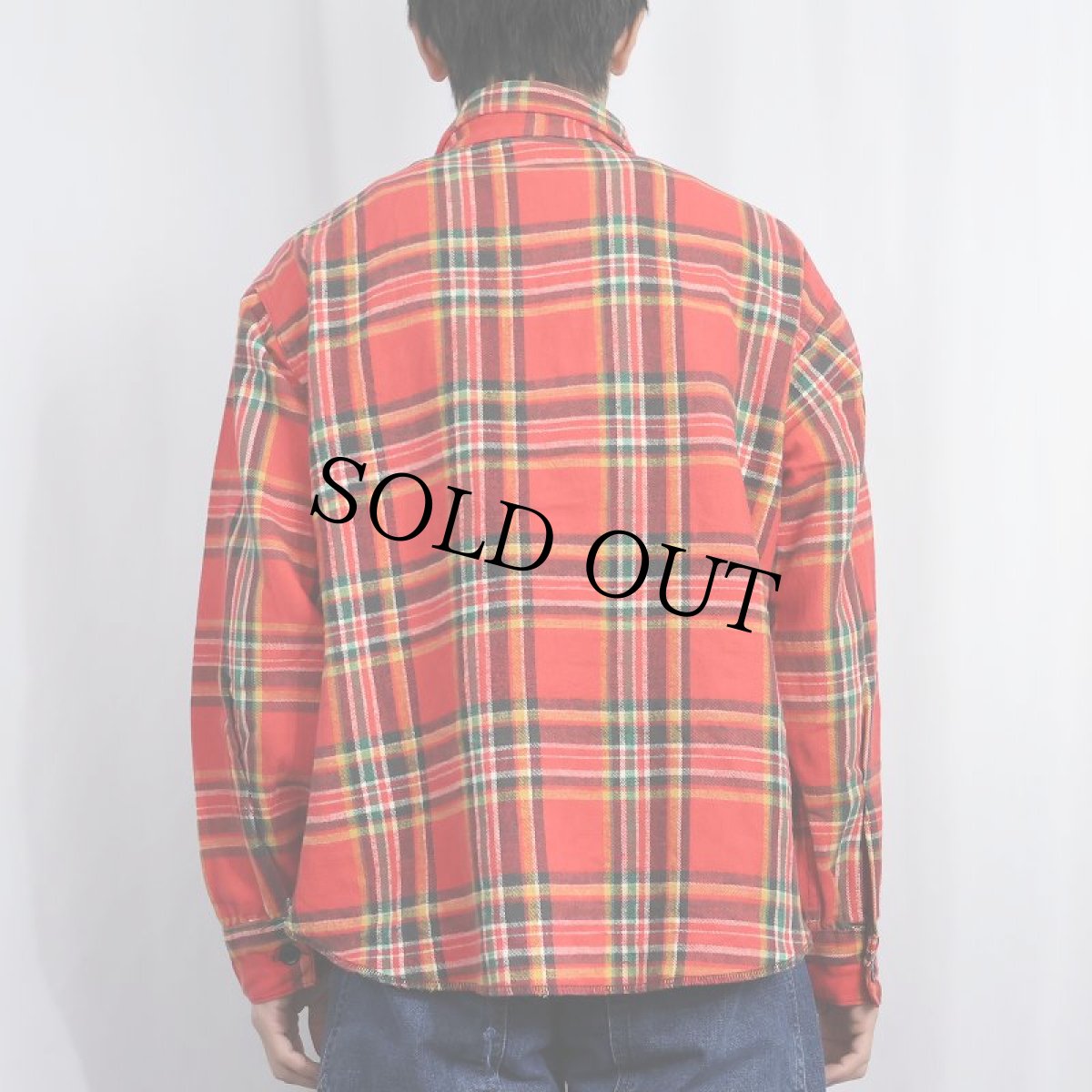 画像3: 70's FROSTPROOF チェック柄 ヘビーネルシャツ SIZE16 1/2 (3)