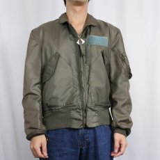 画像2: 80's U.S.AIR FORCE CWU-36/P "TYPE B" フライトジャケット (2)