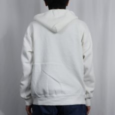 画像3: 90's J.C.Penney USA製 無地スウェットジップパーカー (3)