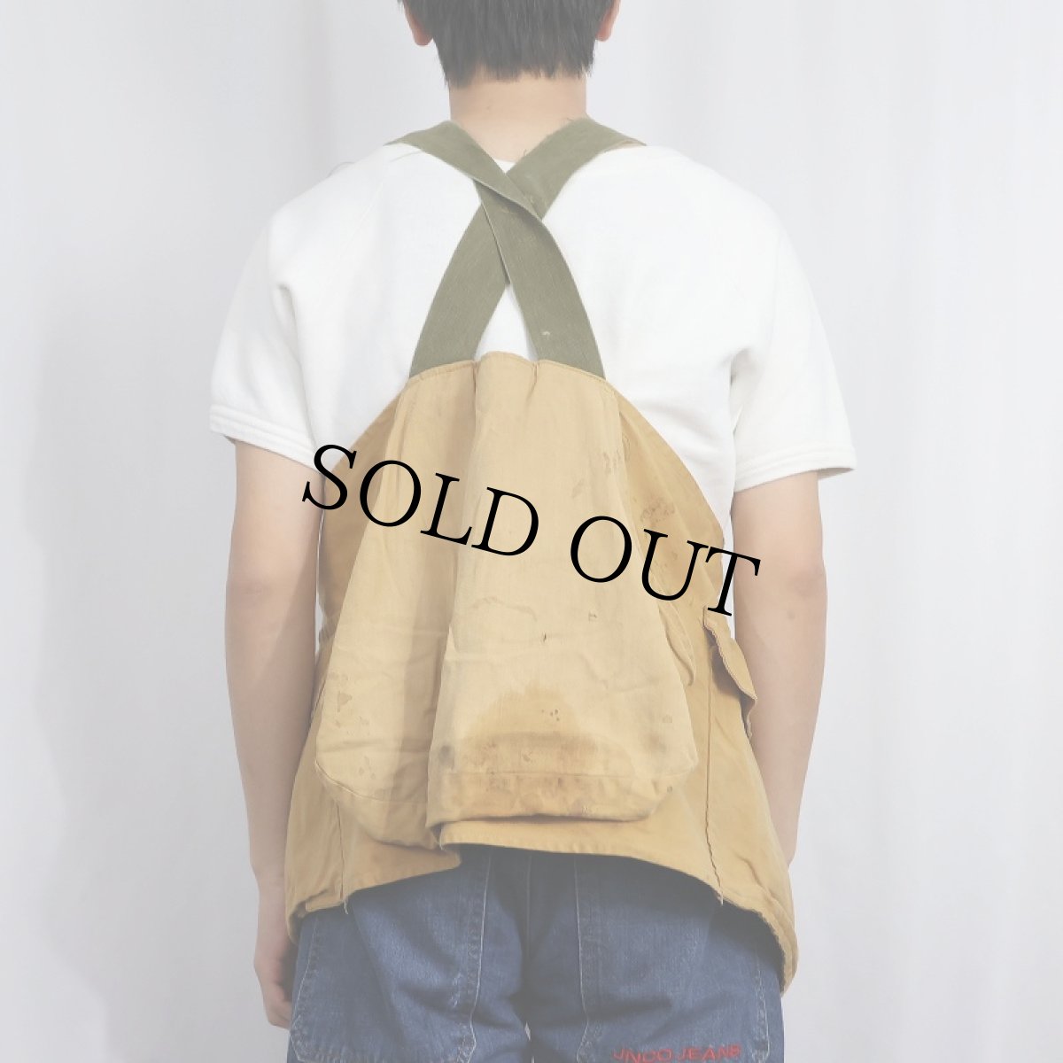 画像3: 【SALE】 50〜60's コットンハンティングベスト (3)