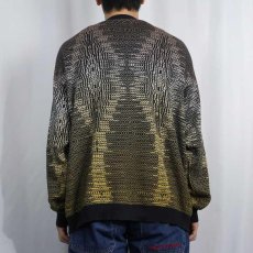 画像3: Neiman Marcus 総柄グラデーションニットセーター XL (3)