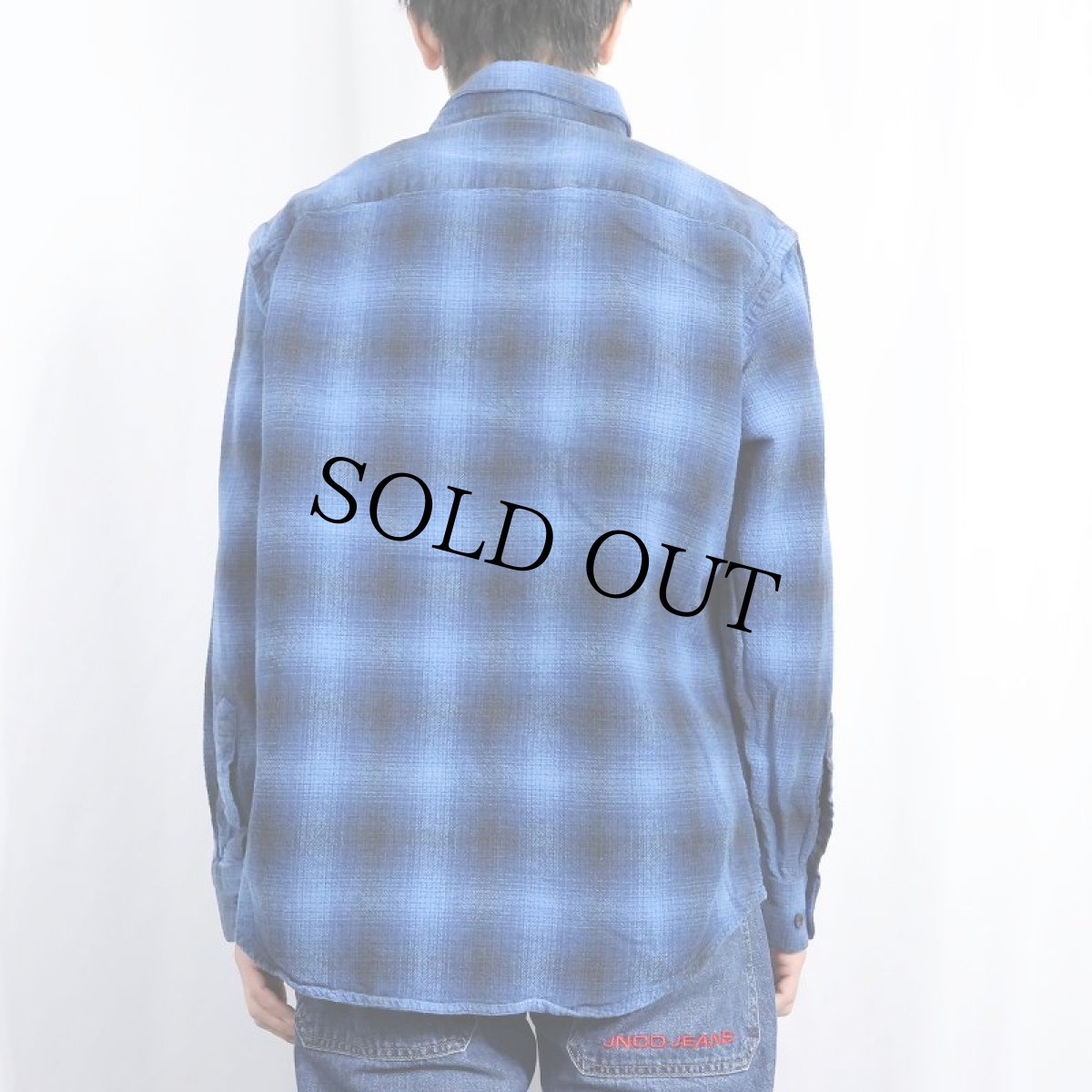 画像3: PENDLETON "MASON" オンブレーチェック柄 ボタンダウン ライトネルシャツ L (3)