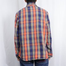 画像3: 80's BIG MAC USA製 チェック柄 ヘビーネルシャツ M (3)