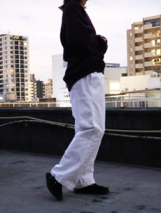 画像2: ダブルニー コットンワークパンツ W34 (2)