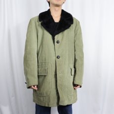 画像2: 70's SEARS The Men's Store ボアライナー コーデュロイハーフコート SIZE44R (2)