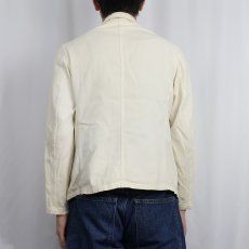 画像3: 40's Sterigarm "PAOLA" コインボタン コットンワークジャケット SIZE36 (3)