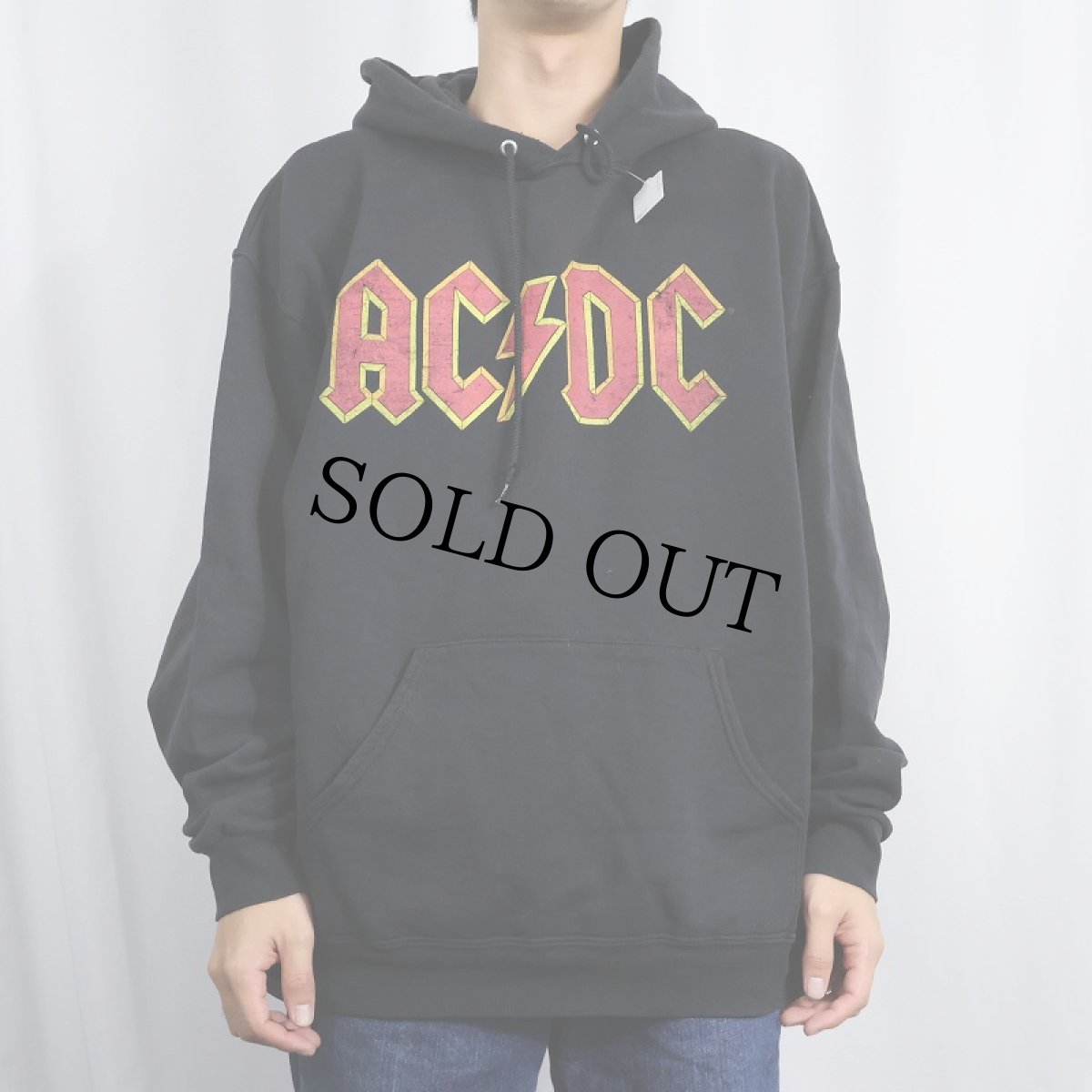 画像2: AC/DC ロックバンド プリントスウェットフーディー BLACK XL (2)