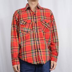画像2: 70's FROSTPROOF チェック柄 ヘビーネルシャツ SIZE16 1/2 (2)