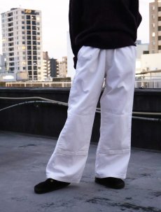 画像1: ダブルニー コットンワークパンツ W34 (1)