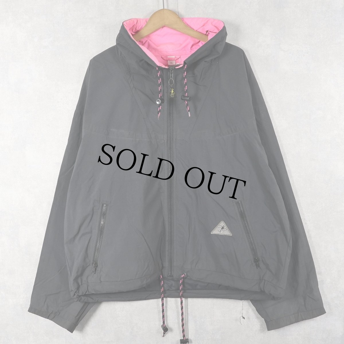 画像4: 90's Ocean Pacific ナイロンジャケット BLACK XL (4)