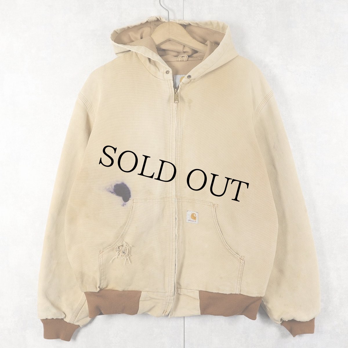 画像1: Carhartt USA製 ダックアクティブパーカー M (1)