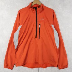 画像1: 90's Patagonia ハーフジップナイロンジャケット L (1)