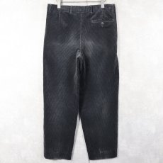 画像2: ARMAND THIERY 2タック コーデュロイパンツ GRAY W33 (2)