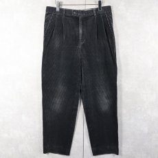 画像1: ARMAND THIERY 2タック コーデュロイパンツ GRAY W33 (1)